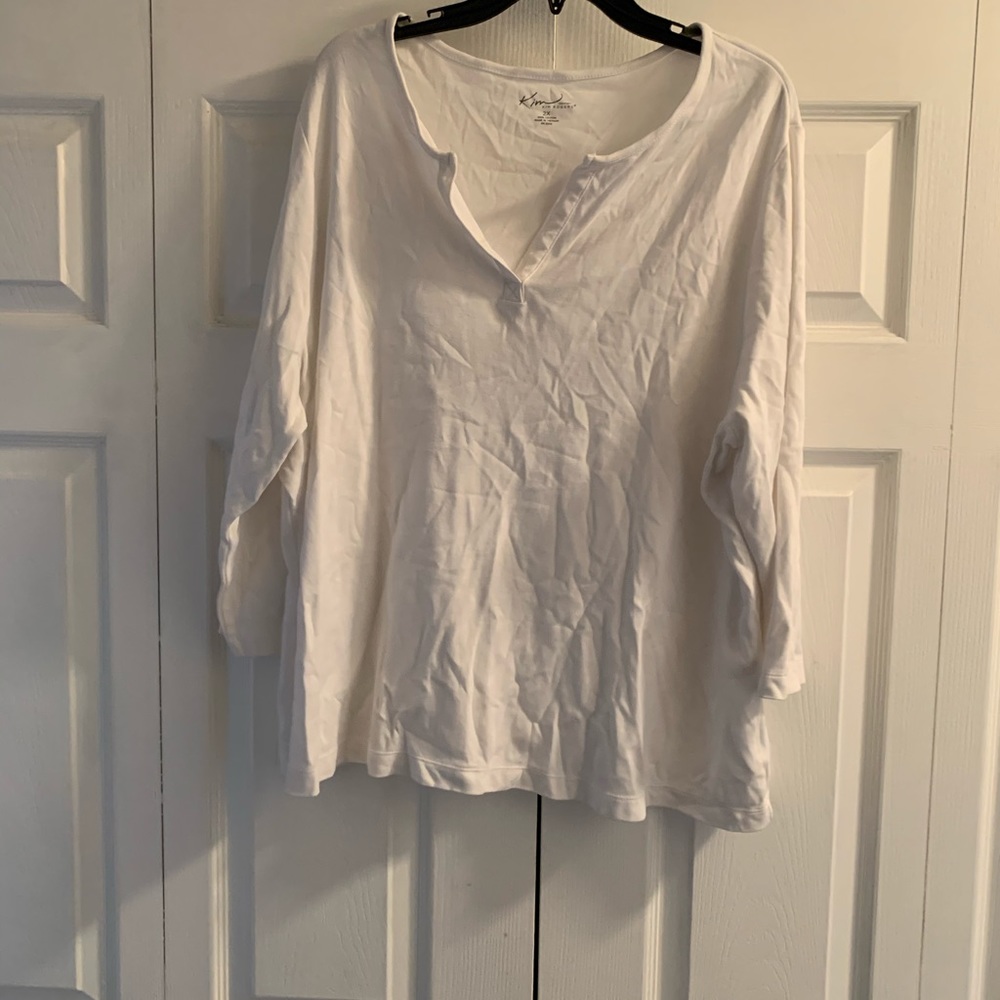 White Kim Rogers top
